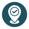 GPS tracking Icono posicionamiento