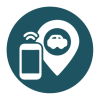 Gps Tracking ícono Gestión remota de dispositivos